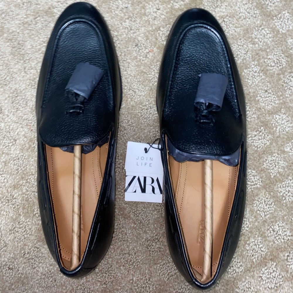 ZARA black dress shoes